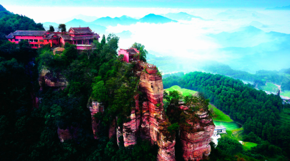 重庆綦江古剑山全貌