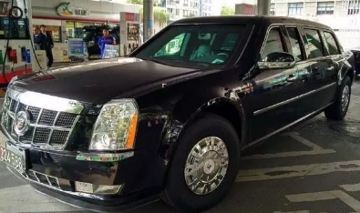 奥巴马车在杭加油 “陆军一号”堪称“油老虎”